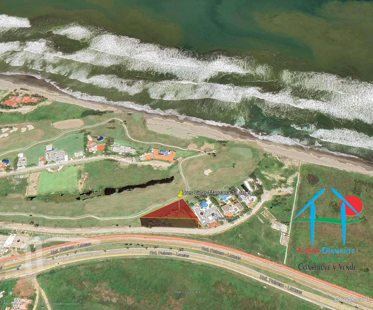 Terreno Tres Vidas Lote 9 Manzana 1 - Ubicación satelital y entorno 4